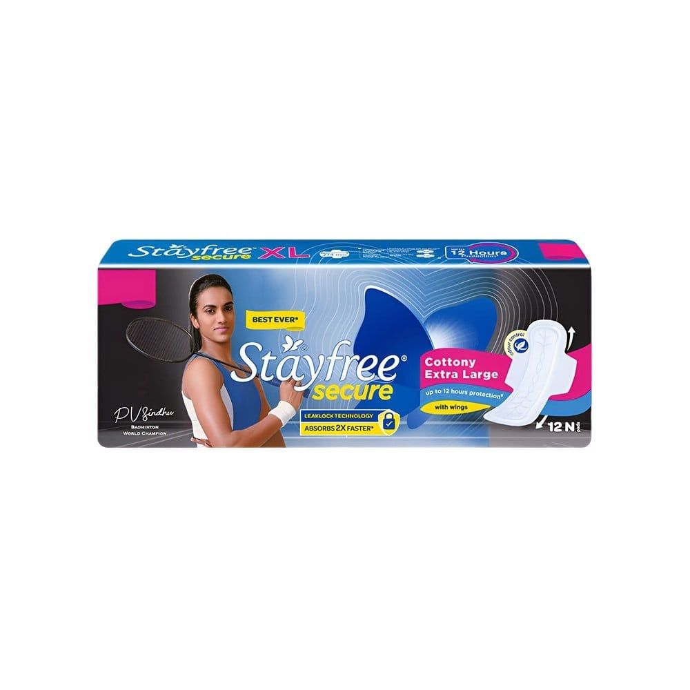 Stayfree Secure Cottony Soft Sanitary Pads