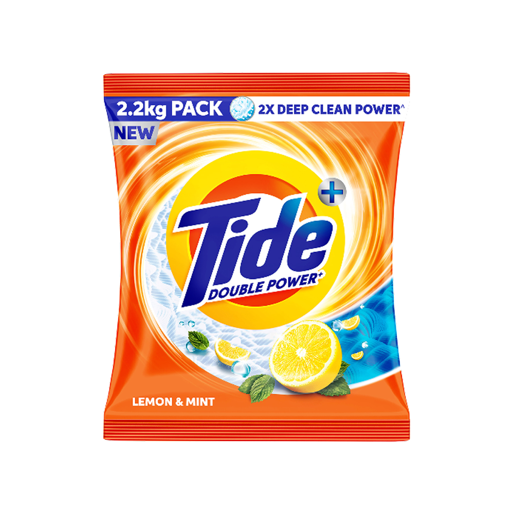 Tide Double Power Detergent Powder - Lemon & Mint