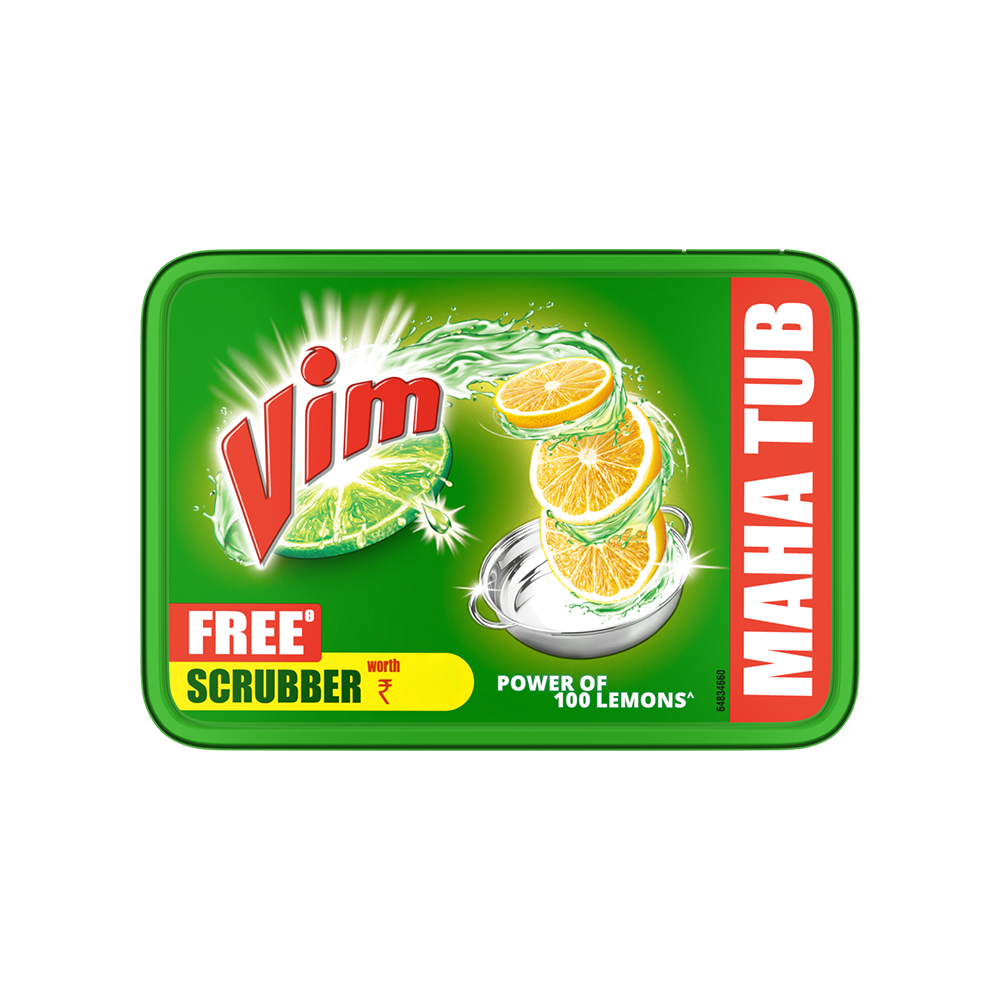 Vim Lemon Tub Dishwashing Tub