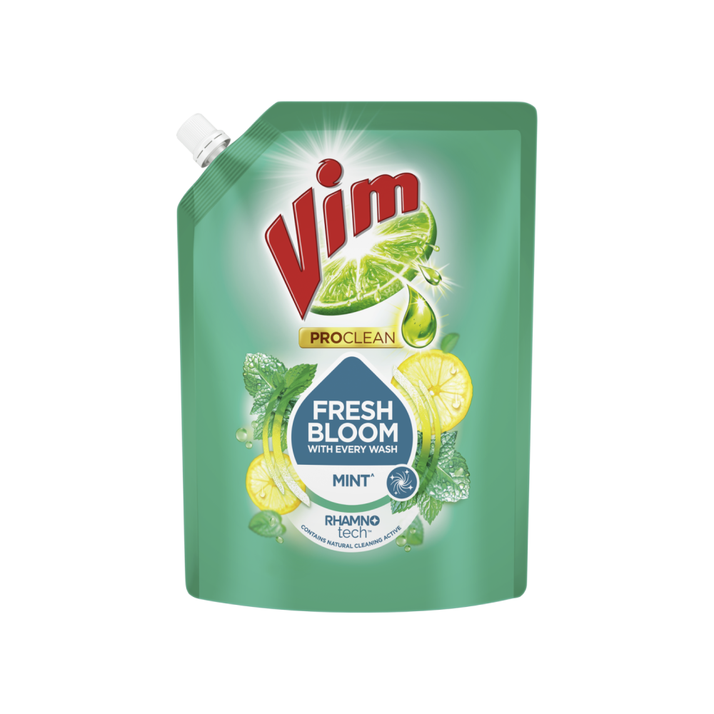 Vim Pro-Clean Anti-Smell Dishwash Gel (Mint)