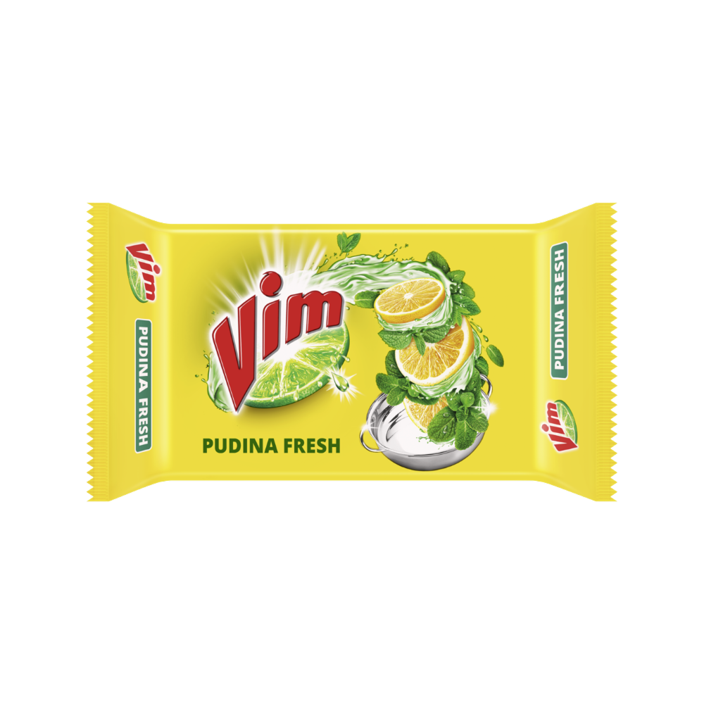 Vim Pudina Anti Smell Dishwash Bar