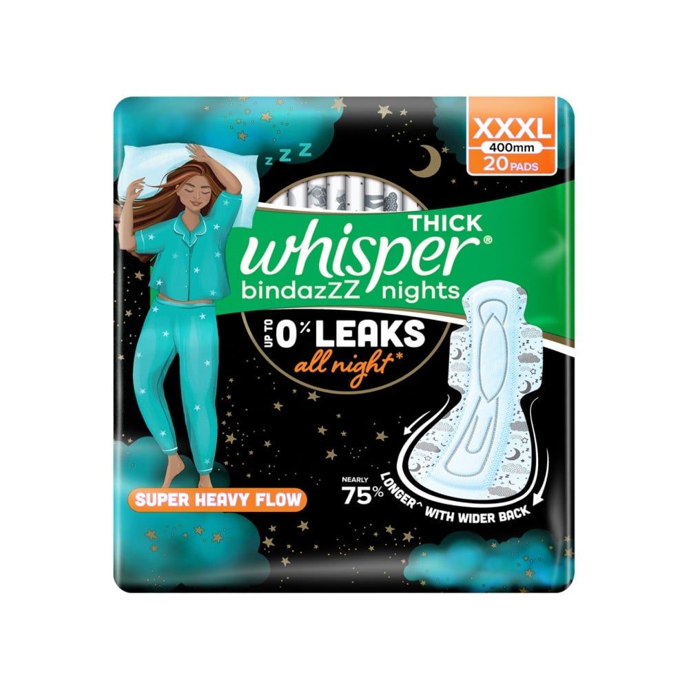 Whisper Bindazzz Nights Sanitary Pads