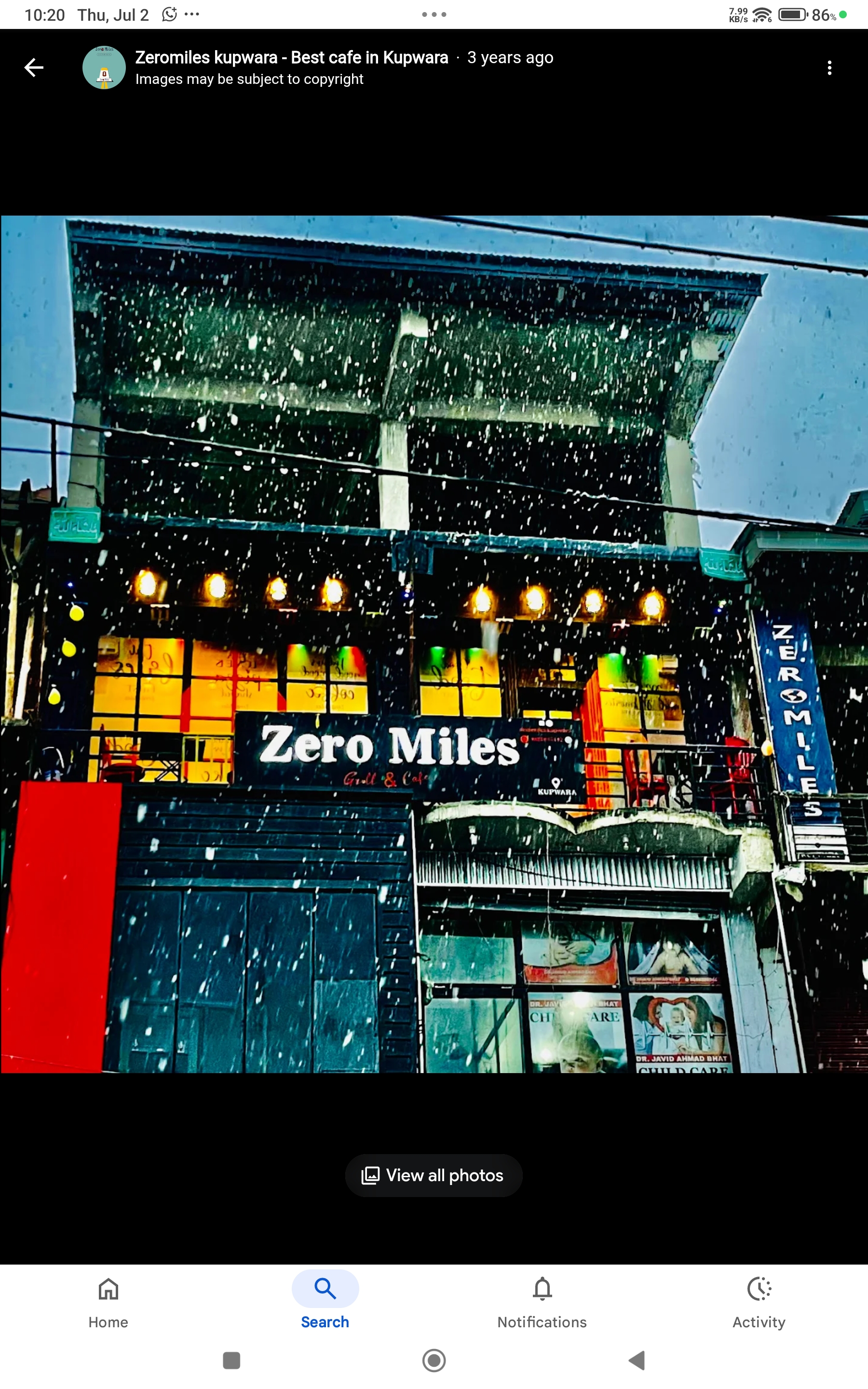 Zero Miles Grill and Cafe Kupwara