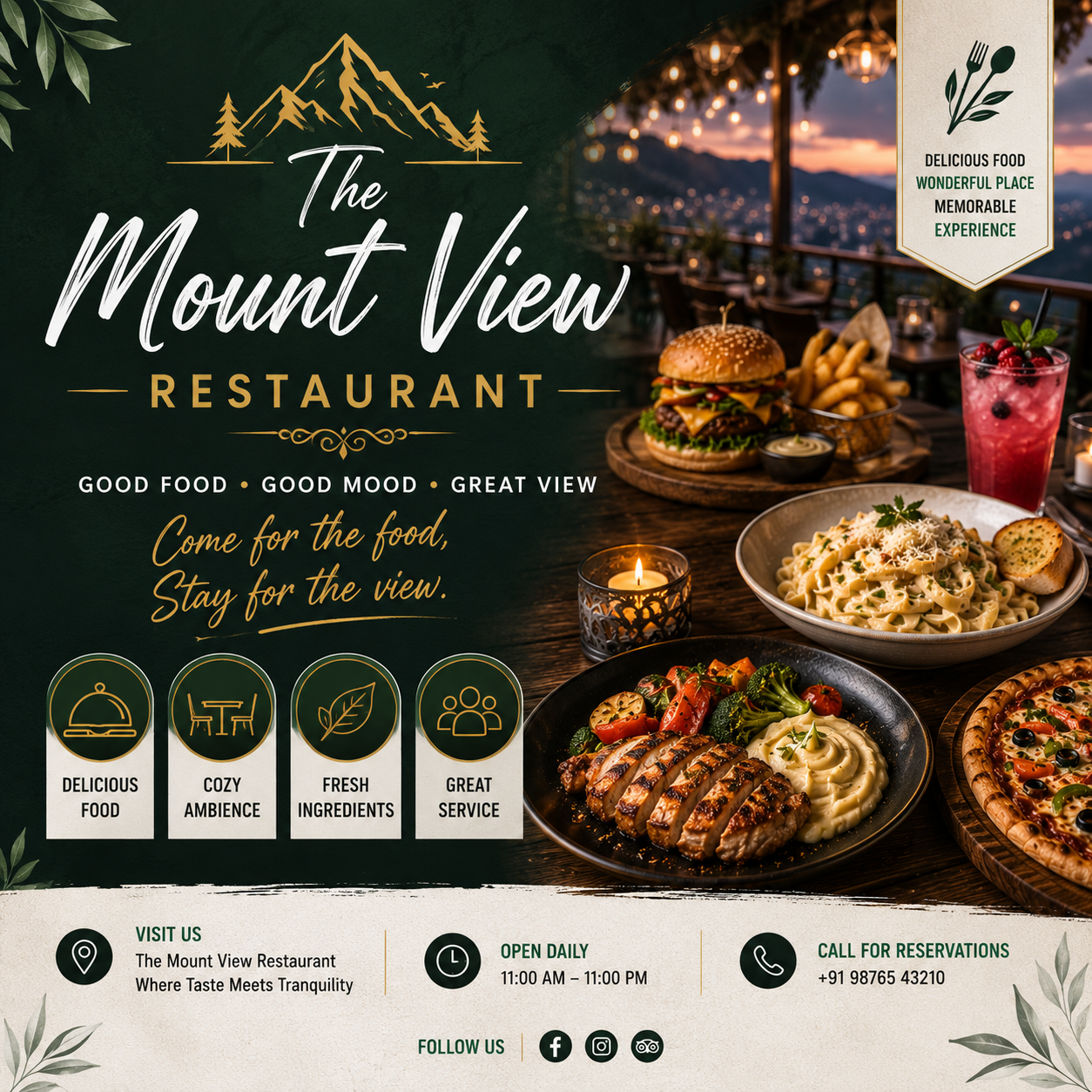 The Mount View Restaurant Kupwara